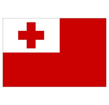 Supstick Lot de 8 Autocollants Stickers Drapeau de Pays Nation Tonga Format 3x2cm
