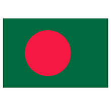 Panneau Rigide Format 18x12cm Drapeau de Pays Nation Bangladesh épaisseur 3mm