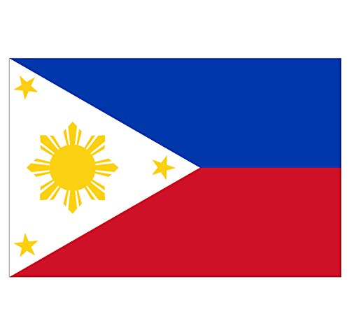 Panneau Rigide Format 18x12cm Drapeau de Pays Nation Philippines épaisseur 3mm
