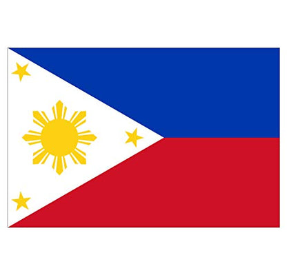 Panneau Rigide Format 18x12cm Drapeau de Pays Nation Philippines épaisseur 3mm