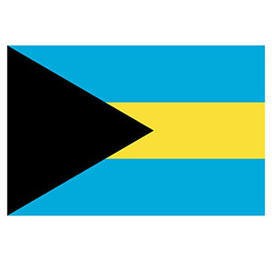 Supstick Autocollant Stickers Drapeau de Pays Nation Bahamas Format 18x12cm