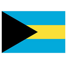 Panneau Rigide Format 18x12cm Drapeau de Pays Nation Bahamas épaisseur 3mm