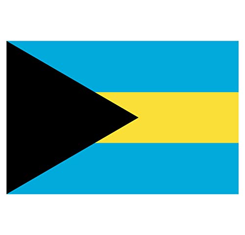 Panneau Rigide Format 18x12cm Drapeau de Pays Nation Bahamas épaisseur 3mm