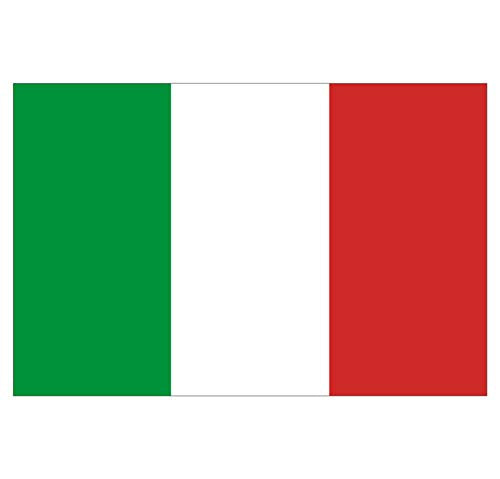 Supstick Autocollant Stickers Drapeau de Pays Nation Italie Format 15x10cm