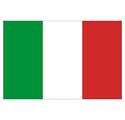 Panneau Rigide Format 18x12cm Drapeau de Pays Nation Italie épaisseur 3mm