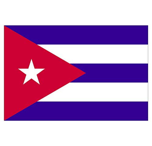Panneau Rigide Format 18x12cm Drapeau de Pays Nation Cuba épaisseur 3mm