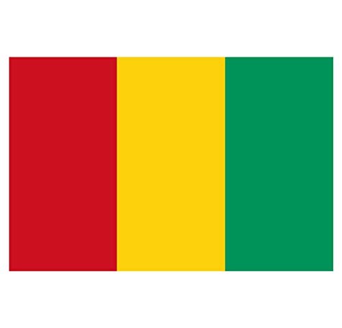 Panneau Rigide Format 18x12cm Drapeau de Pays Nation guinée épaisseur 3mm