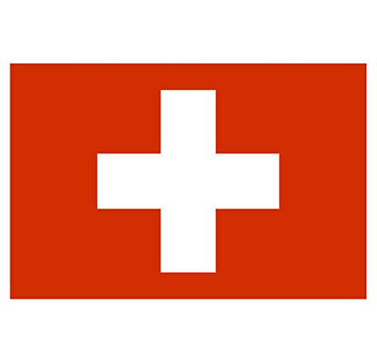 Panneau Rigide Format 18x12cm Drapeau de Pays Nation Suisse épaisseur 3mm