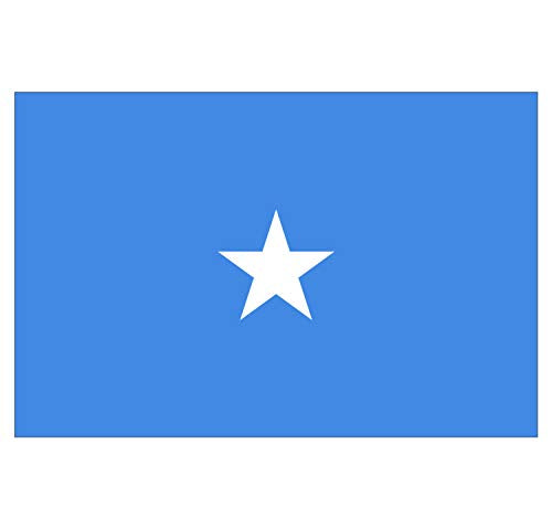 Panneau Rigide Format 18x12cm Drapeau de Pays Nation Somalie épaisseur 3mm