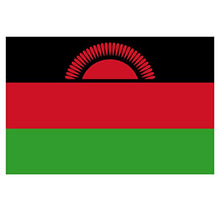 Panneau Rigide Format 18x12cm Drapeau de Pays Nation Malawi épaisseur 3mm