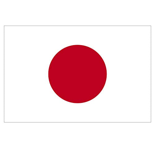 Supstick Lot de 8 Autocollants Stickers Drapeau de Pays Nation Japon Format 3x2cm