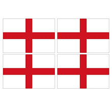 Supstick Lot de 4 Autocollants Stickers Drapeau de Pays Nation Angleterre Format 12x8cm