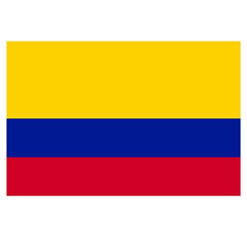 Supstick Autocollant Stickers Drapeau de Pays Nation Colombie Format 15x10cm