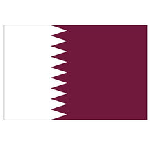 Supstick Lot de 8 Autocollants Stickers Drapeau de Pays Nation Qatar Format 3x2cm