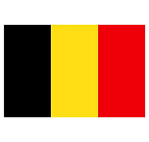 Supstick Lot de 8 Autocollants Stickers Drapeau de Pays Nation Belgique Format 3x2cm