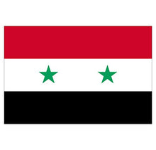 Supstick Lot de 8 Autocollants Stickers Drapeau de Pays Nation Syrie Format 3x2cm
