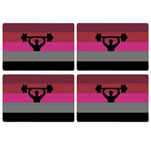Supstick Drapeau Fetiche Musclé Lot de 4 Format 12X8CM