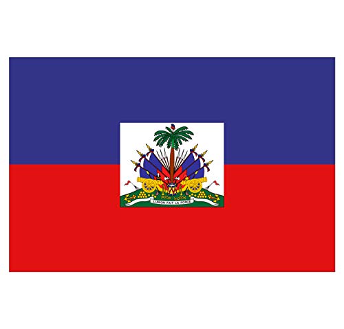 Supstick Autocollant Stickers Drapeau de Pays Nation Haiti Format 18x12cm