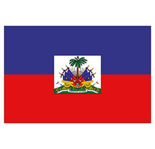 Supstick Lot de 8 Autocollants Stickers Drapeau de Pays Nation Haiti Format 3x2cm