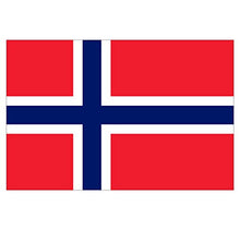 Supstick Lot de 8 Autocollants Stickers Drapeau de Pays Nation norvège Format 3x2cm