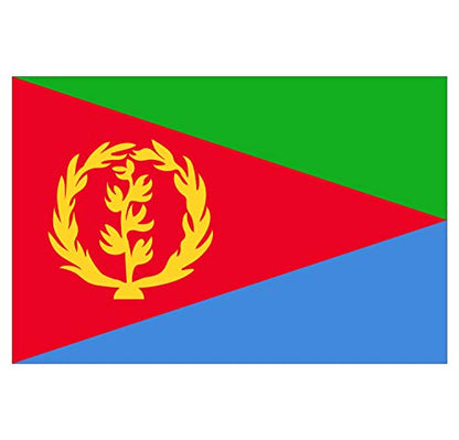 Panneau Rigide Format 18x12cm Drapeau de Pays Nation erythrée épaisseur 3mm
