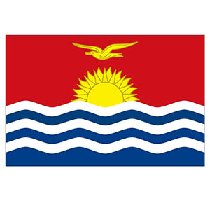 Supstick Autocollant Stickers Drapeau de Pays Nation Kiribati Format 18x12cm