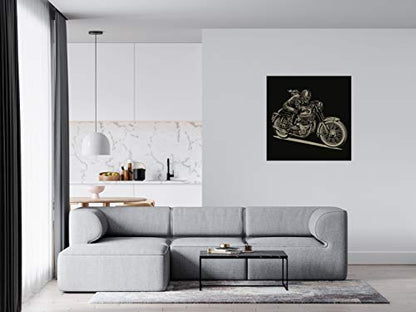 Panorama Alu 60x60cm - Tableau Décoration Murale - Accroche Facile - Photo Image Artistique Photographie