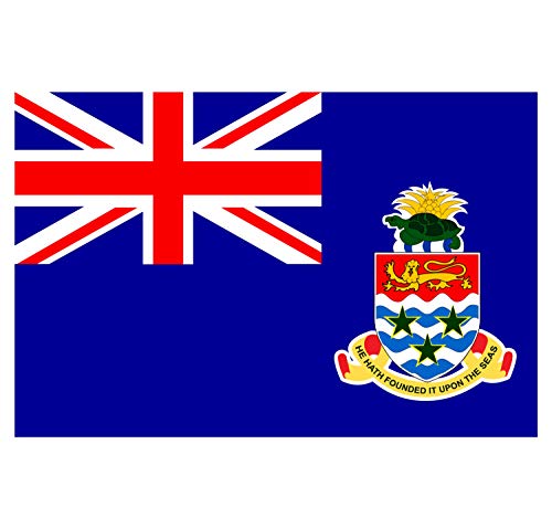 Supstick Lot de 8 Autocollants Stickers Drapeau de Pays Nation iles caïmans Format 3x2cm