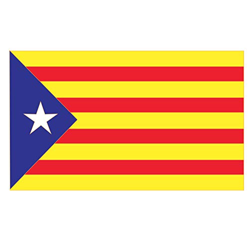 Supstick Autocollant Stickers Drapeau de région Catalogne Format 18x12cm