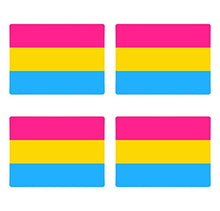 Supstick Drapeau Pansexualité Lot de 4 Format 12X8CM