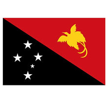 Panneau Rigide Format 18x12cm Drapeau de Pays Nation Papouasie-Nouvelle-guinée épaisseur 3mm