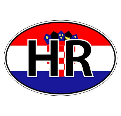 Panneau Rigide Automobile Croatie 25x17cm découpe à la Forme épaisseur 3mm