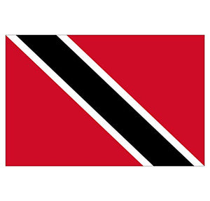 Supstick Autocollant Stickers Drapeau de Pays Nation Trinidad et Tobago Format 18x12cm