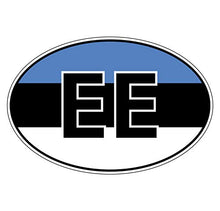 Panneau Rigide Automobile Estonie 20x13cm découpe à la Forme épaisseur 3mm