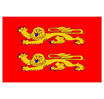 Panneau Rigide Format 18x12cm Drapeau de département région française Basse-Normandie épaisseur 3mm