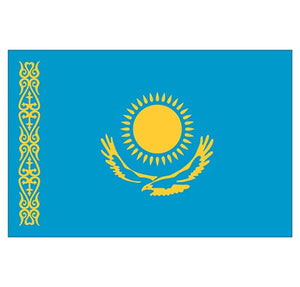 Supstick Lot de 8 Autocollants Stickers Drapeau de Pays Nation Kazakhstan Format 3x2cm