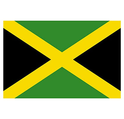 Panneau Rigide Format 18x12cm Drapeau de Pays Nation Jamaique épaisseur 3mm