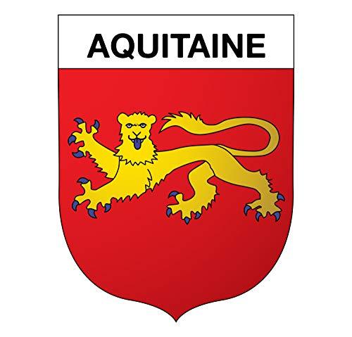 Supstick Autocollant Stickers Blason de région département Aquitaine Format 15x12cm - supstick.fr