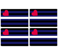 Supstick Drapeau Fetiche de Cuir Lot de 4 Format 12X8CM
