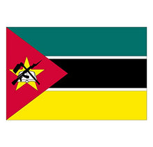 Supstick Lot de 8 Autocollants Stickers Drapeau de Pays Nation Mozambique Format 3x2cm