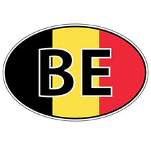 Supstick Autocollant Stickers Automobile Belgique 5x3,5cm