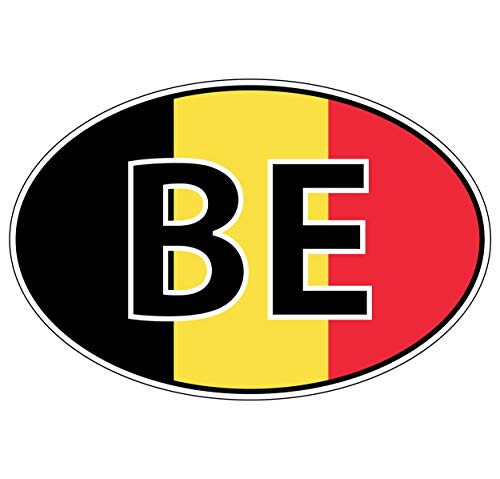 Supstick Autocollant Stickers Automobile Belgique 25x17cm