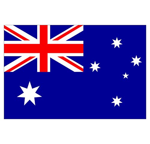 Panneau Rigide Format 18x12cm Drapeau de Pays Nation Australie épaisseur 3mm