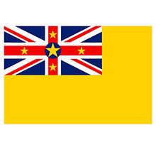 Panneau Rigide Format 18x12cm Drapeau de Pays Nation nioue épaisseur 3mm