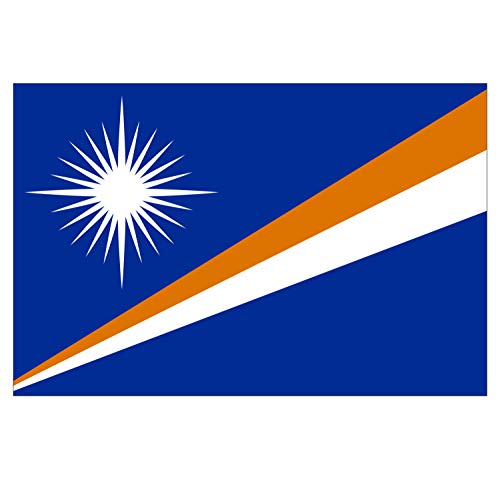 Panneau Rigide Format 15x10cm Drapeau de Pays Nation iles Marshall épaisseur 3mm