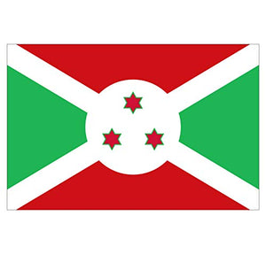 Supstick Autocollant Stickers Drapeau de Pays Nation Burundi Format 18x12cm