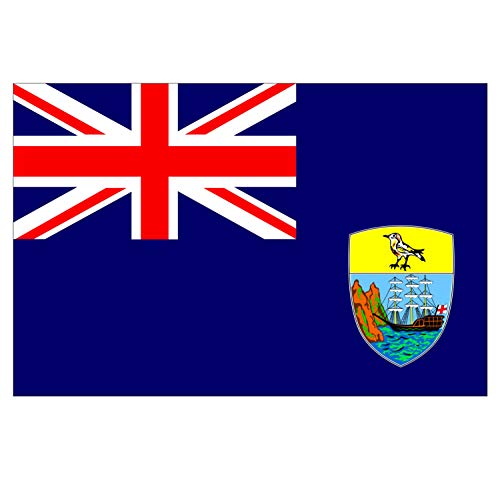 Panneau Rigide Format 18x12cm Drapeau de Pays Nation Saint-hélène épaisseur 3mm