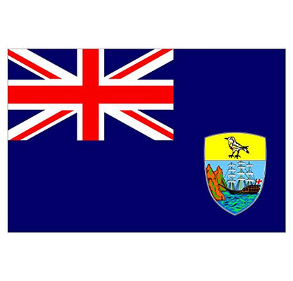 Panneau Rigide Format 18x12cm Drapeau de Pays Nation Saint-hélène épaisseur 3mm
