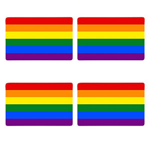 Supstick Drapeau Fierté LGBTQ Lot de 4 Format 12X8CM