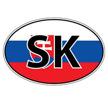 Supstick Autocollant Stickers Automobile Slovaquie 20x13cm